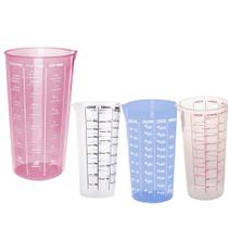 copo de medida / dosador graduado de plastico colors com bico 500ml - INJETEMP copo de medida / dosador graduado de plastico colors com bico 500ml - INJETEMP