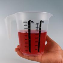 Copo De Medida Graduado 1000ml Jarra Medidora Com Alça Bico Dosador Receitas Cozinha Copo De Medida Graduado 1000ml Jarra Medidora Com Alça Bico Dosador Receitas Cozinha