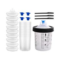 Copo De Mistura Para Pistola De Pintura Rápida, 10 Peças, Tanque Descartável 180ML 350ML 600ML Copo De Mistura Para Pistola De Pintura Rápida, 10 Peças, Tanque Descartável 180ML 350ML 600ML
