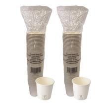 Copo De Papel 200Ml Branco Biodegradável Térmico C/100 Copos Copo De Papel 200Ml Branco Biodegradável Térmico C/100 Copos