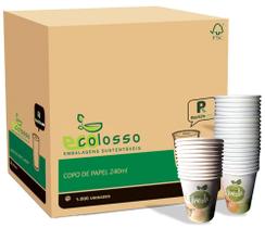 Copo de Papel 240ml Fresh - 1000 un