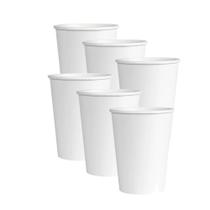 Copo De Papel Biodegradavel 120ml Branco Liso Sem T 330 un Copo De Papel Biodegradavel 120ml Branco Liso Sem T 330 un