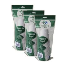 Copo De Papel Biodegradável 180 Ml 25 Unidades Kit 3