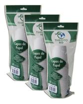 Copo De Papel Biodegradável 180 Ml 25 Unidades Kit 3