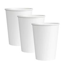 Copo De Papel Biodegradável 200Ml Branco 50 Un Kit 3