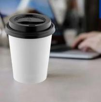 Copo de Papel Biodegradável para Café, Chá e Cappuccino - 240ml - 200 Unidades