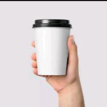 Copo de Papel Biodegradável para Café, Chá e Cappuccino - 400ml - 50 Unidades