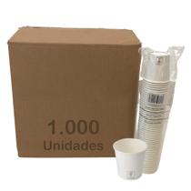 Copo De Papel Branco 190Ml Biodegradáve Térmico Caixa C/1000