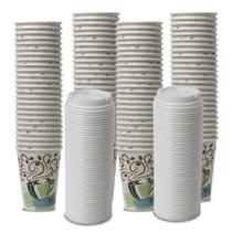 Copo de papel isolado Dixie PerfecTouch WiseSize 350 ml 100 unidades Copo de papel isolado Dixie PerfecTouch WiseSize 350 ml 100 unidades