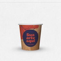 Copo de Papel Kraft 100ml Personalizado Copo de Papel Kraft 100ml Personalizado