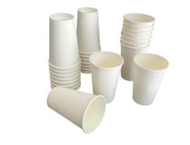 Copo de papel liso 300 ml biodegradavel descartável 200 unid Copo de papel liso 300 ml biodegradavel descartável 200 unid