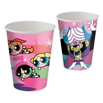 Copo de Papel Meninas Superpoderosas 200 ml 8 Unidades Festcolor Inspire Sua Festa Loja