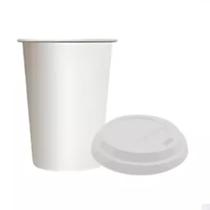 Copo de Papel Sem Tampa Biodegradável 120ml Prtático Resistente a Temperatura -40cº e 90cº Versátil. Caixa com 100