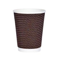 Copo De Papel Silver Marrom Ondulado 240ml 25un Copo De Papel Silver Marrom Ondulado 240ml 25un