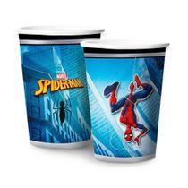 Copo de Papel Spider Man Animação c/12 Regina