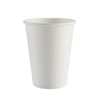 Copo de Papel Térmico Branco 330 ML Sem Tampa - 100 Unidades