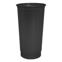 Copo de Plástico Color Drink Preto - 300ml - 10 Unidades