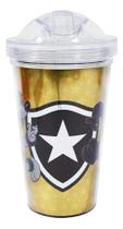 Copo De Plástico Com Canudo 450ml Presente Botafogo