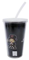 Copo De Plástico com Canudo 500ml - Vasco da gama