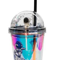 Copo de Plástico com LED 450ml - Tomate AK-4507