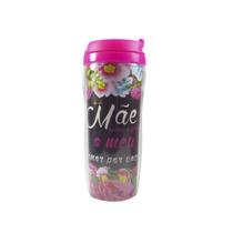 Copo de plástico com tampa rosqueavél personalizavél 380 ml Copo de plástico com tampa rosqueavél personalizavél 380 ml
