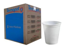 Copo De Plástico Descartável Branco 300Ml (1Cx) C/2000 Copo De Plástico Descartável Branco 300Ml (1Cx) C/2000