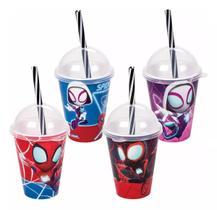 Copo De Plástico Infantil (Tema: Spidey e Seus Amigos Especulares - Capacidade: 280 ml) - Contém 1 Unidade