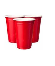 Copo De Plástico Red Cup 400Ml Vermelho- Kit 25Un Copo De Plástico Red Cup 400Ml Vermelho- Kit 25Un