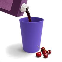 Copo de Plástico Resistente 200ml Colorido Reutilizável Para Bebidas Frias