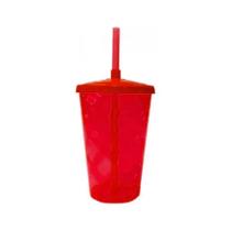 Copo de Plástico Twist Vermelho 400 mL - LSC Toys - 01 Unidade - Rizzo