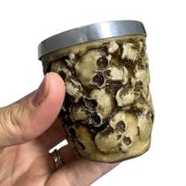 Copo de Shot Dose Caveirinhas Skull Decoração Bar Rock Roll Medieval