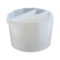 Copo De Silicone Reutilizável Com Divisórias Para Resina E Tinta Acrílica Ferramenta Para Arte