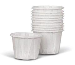 Copo de suflê de papel descartável Medline 30mL (pacote de 5000)