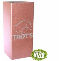 Copo De Tereré Quadrada Inox Cuia Resistente Trot's Rose - TROTS