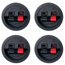 Copo de terminal de alto-falante LRONG Round WP2-9 4 unidades com clipe de mola