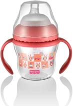 Copo de transicao bico e alca removivel rosa fisher-price