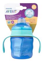 Copo De Transição Bico Silicone Azul 6m+ 200ml Philips Avent