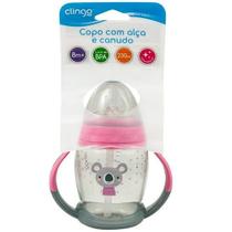 Copo de Transição com Canudo e ALÇA 230ML Clingo