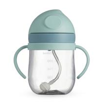 Copo de Transição Infantil 350ml Antisufocamento e Antivazamento Canudo de Silicone