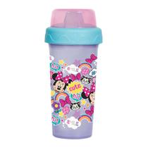 Copo De Transição Infantil Com Redutor de Pingo Rosa Premium Minnie Disney - Rosa