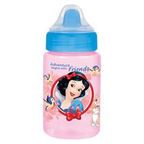 Copo De Transição Infantil Com Tampa Higiênica e Válvula Redutora de Pingos 340ml Branca de Neve Princesas Disney