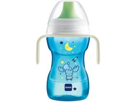 Copo de Transição infantil Fun To Drink 270ml Azul - MAM Copo de Transição infantil Fun To Drink 270ml Azul - MAM