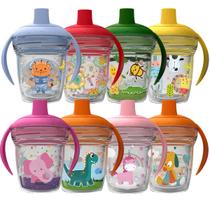 Copo de Transição Mamadeira 170 ml com Alça Bico Rígido Colorido