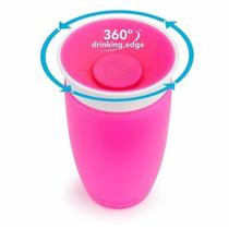 Copo de Transição Munchkin 360 graus rosa- 296ml Copo de Transição Munchkin 360 graus rosa- 296ml