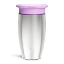 Copo de Transição Munchkin Miracle 360 Aço Inoxidável 300 ml Roxo