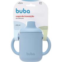 Copo de transição para bebê em silicone azul 18843 buba