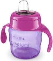 Copo de transição, philips avent, rosa