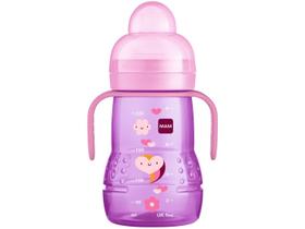 Copo De Transição Trainer Mam Menina Rosa +4m 220ml