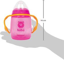 Copo de Treinamento 175ml c/ Alça Removível Rosa Buba