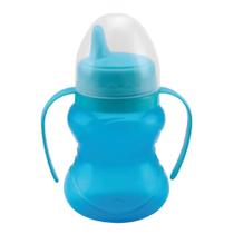 Copo de Treinamento 240ml Bico Rigido Válvula Redutora - LISO Azul e Rosa Copo de Treinamento 240ml Bico Rigido Válvula Redutora - LISO Azul e Rosa